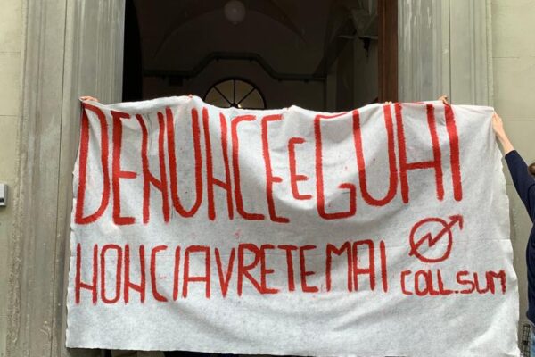 Comunicato stampa a proposito delle denunce contro tre studenti occupanti