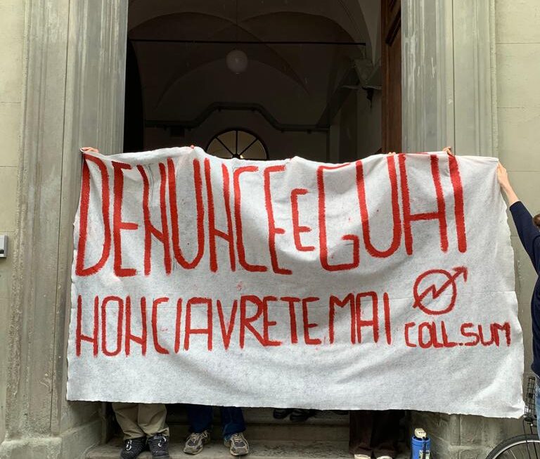 Comunicato stampa a proposito delle denunce contro tre studenti occupanti